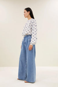 By-Bar Nyka Oase Blue Blouse