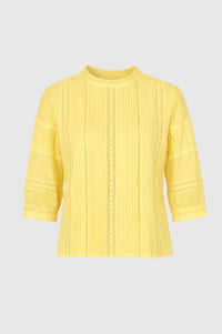 An'ge Samilou Yellow Blouse - The Mercantile London