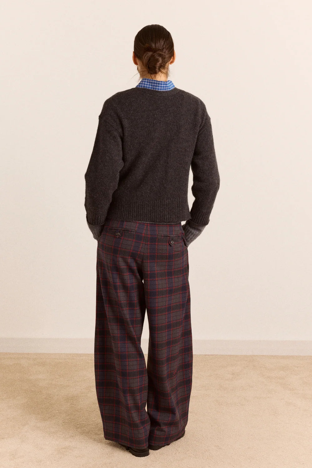 Damson Madder Haisley Sirius Check Trouser