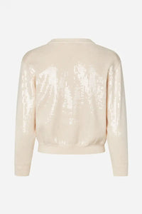 Baum Und Pferdgarten Caylee Parchment Sequin Cardigan - The Mercantile London
