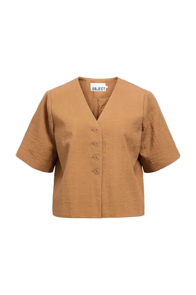 Object Mathilde Rini Toasted Coconut Blouse - The Mercantile London