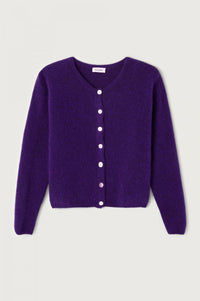 American Vintage Vitow Aubergine Cardigan