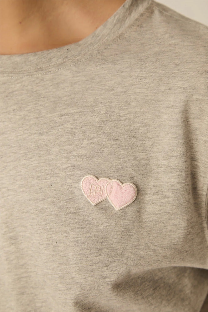 Des Petits Hauts Jerrypatch Grey T-Shirt