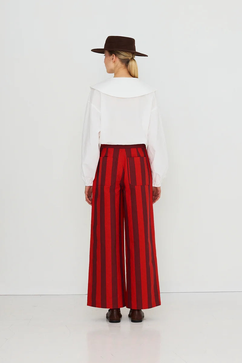 The Tiny Big Sister Wide Stripes Trousers