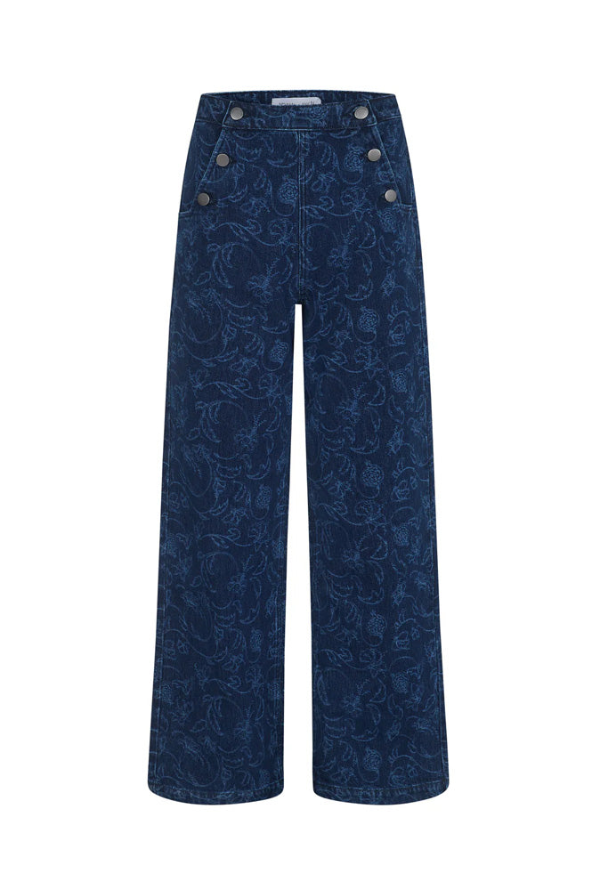 Seventy + Mochi Margot Baroque Nightfall Jeans - The Mercantile London