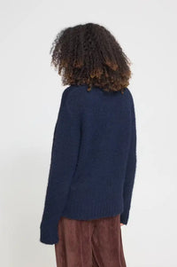ICHI Bayana Total Eclipse Argyle Jumper