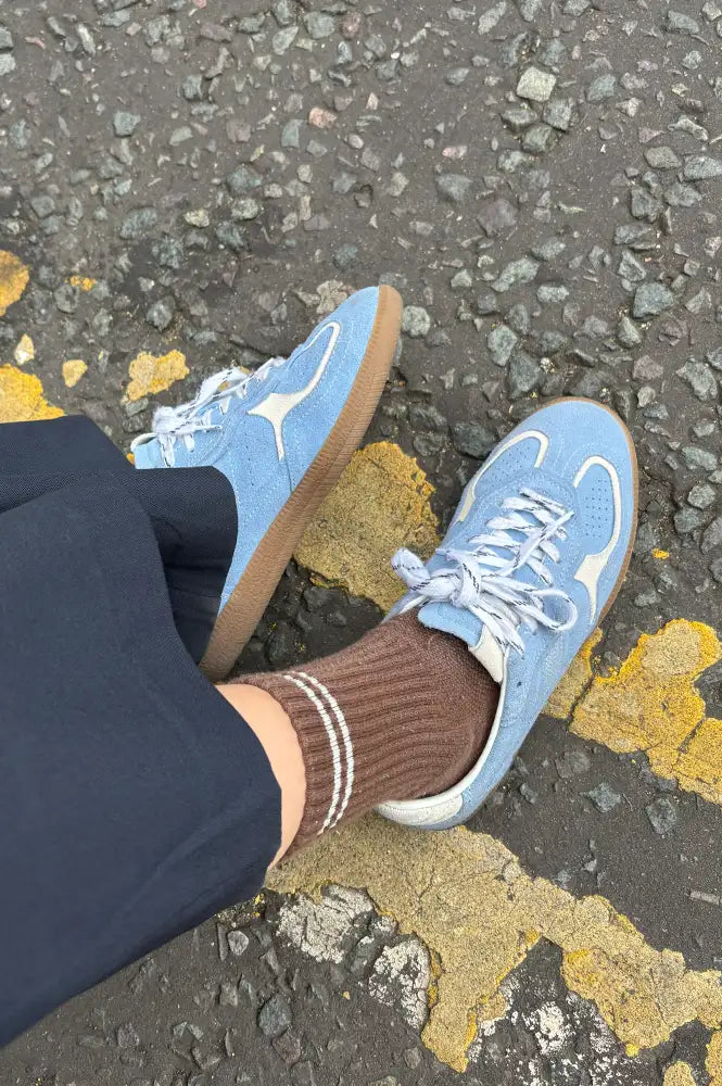Alohas Rife Cornflower Blue Trainers - The Mercantile London
