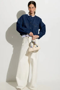 Sessùn Almodiva Seventy Blue Short Denim Jacket