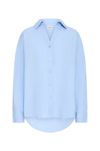 ICHI Estama Bel-Air Blue Shirt