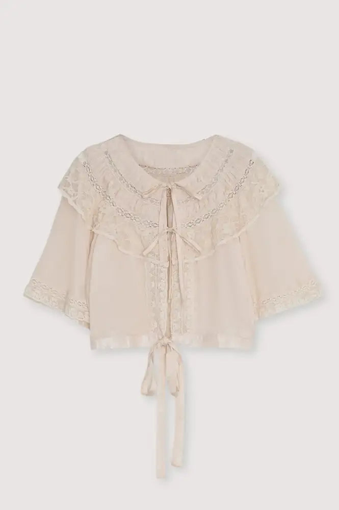 The New Society Ammi Ecru Blouse - The Mercantile London