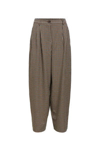 Object Senna Hummus Check Barrel Leg Trousers