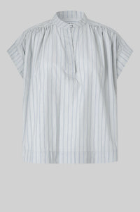 Second Female Sarisa Cashmere Blue Top - The Mercantile London