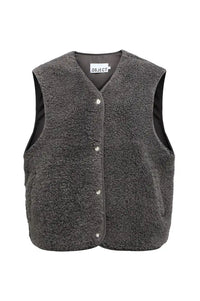 Object Ella Dark Grey Fleece Vest