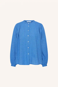 By-Bar Nyka Little Blue Check Blouse