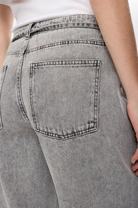 Numph Brooklyn Light Grey Denim Jeans - The Mercantile London