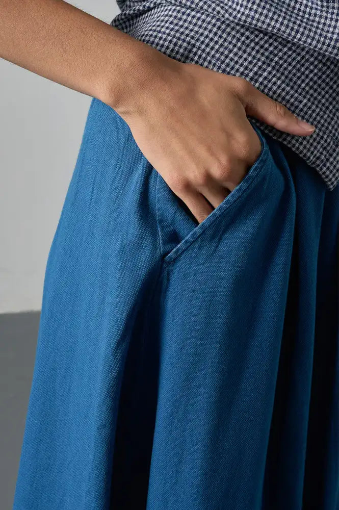 Bibico Wander Indigo Denim Skirt - The Mercantile London