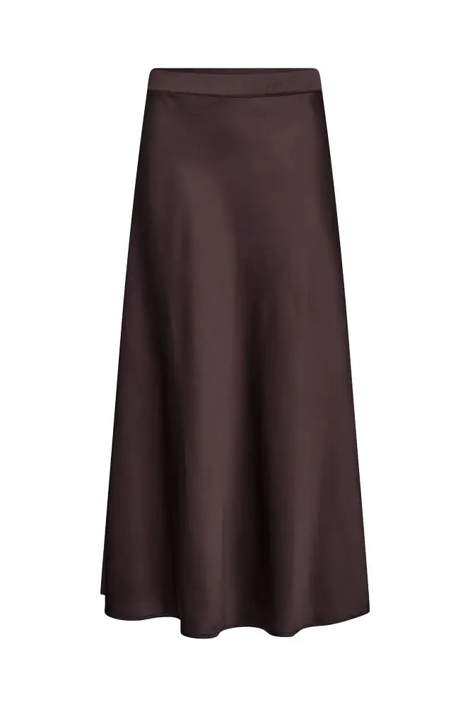 Numph Amelia Chocolate Plum Midi Skirt