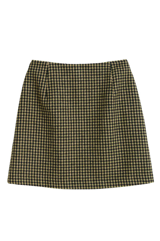 Louche Aubin Burray Check Fern Skirt