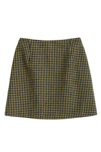 Louche Aubin Burray Check Fern Skirt