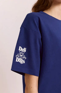 Damson Madder Navy Deli Dogs T-Shirt
