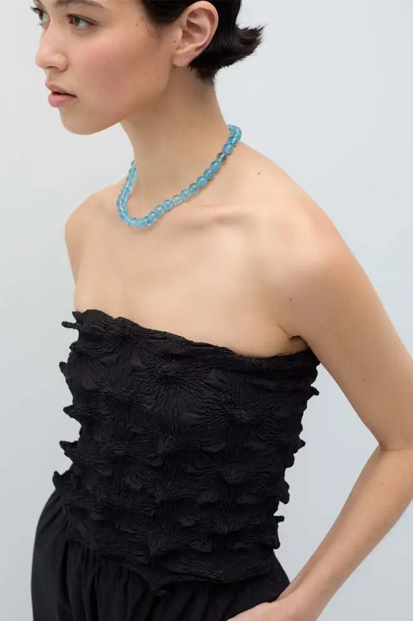 Rita Row Isolde Black 3D Ruched Top - The Mercantile London