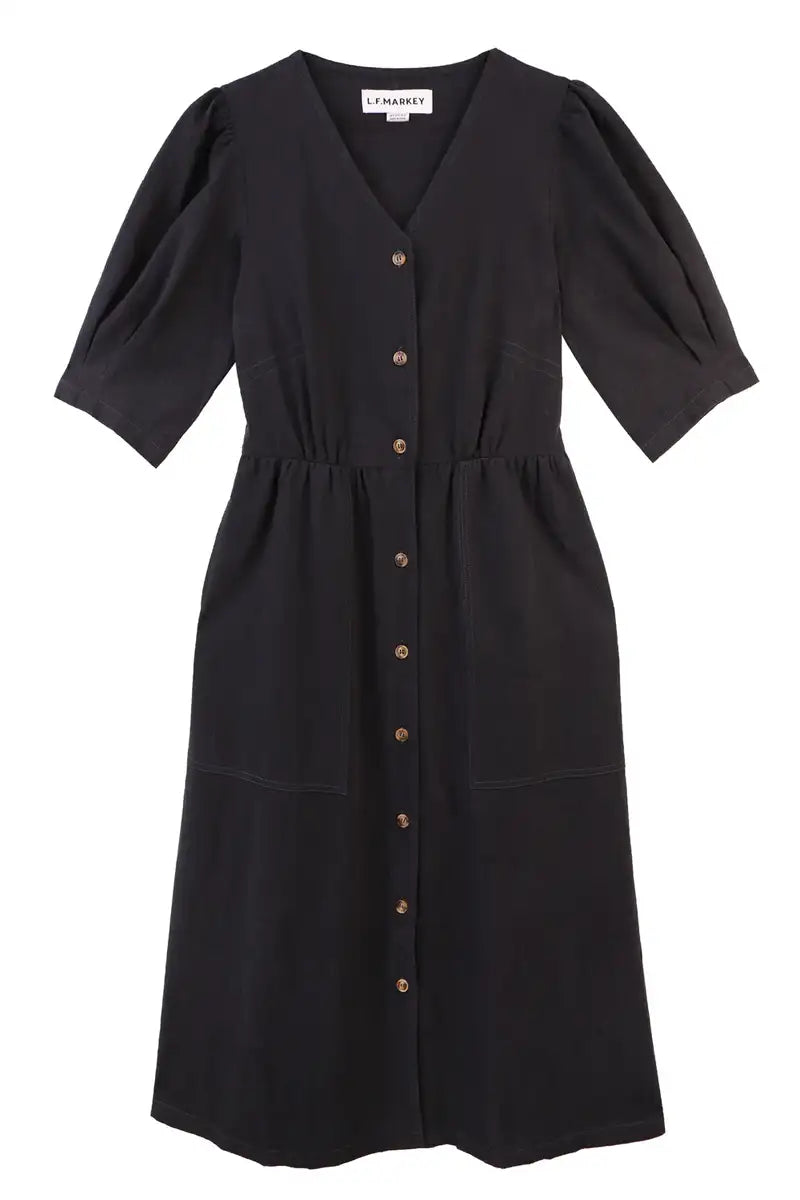L.F. Markey Lowry Navy Dress - The Mercantile London
