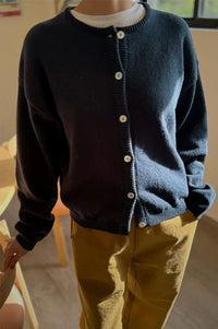 Le Bon Shoppe Leila Navy Cardigan