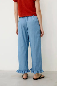 Diarte Norte Light Denim Trousers - The Mercantile London