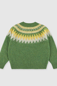 Howlin' Broken Flowers Mossy Knitted Jumper - The Mercantile London