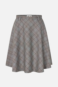 Baum Und Pferdgarten Simme Grey Check Skirt - The Mercantile London