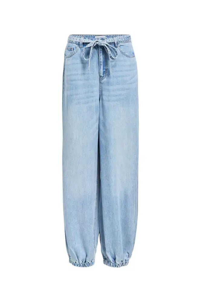 Object Lara Light Blue Denim Jogger Trousers