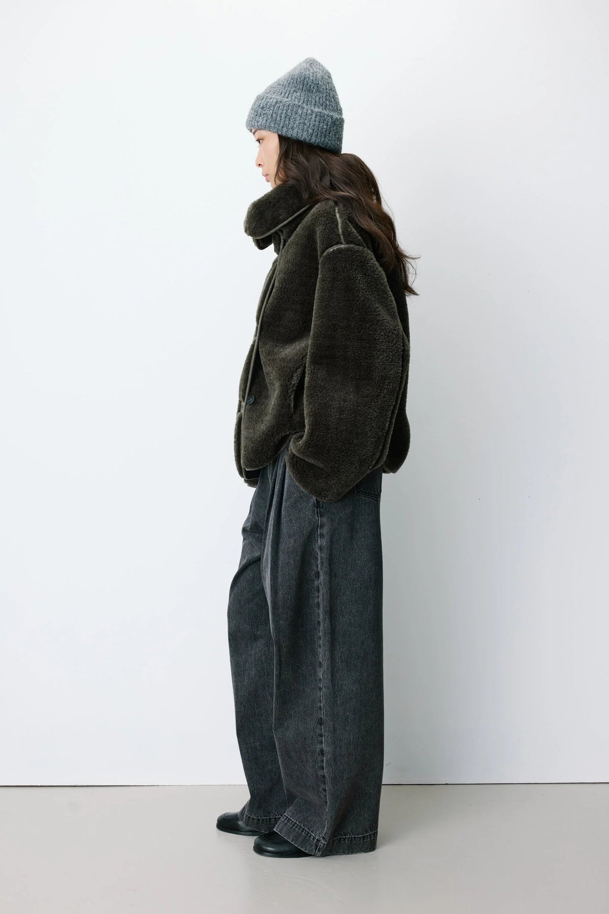 Grace & Mila Amelio Khaki Coat - The Mercantile London