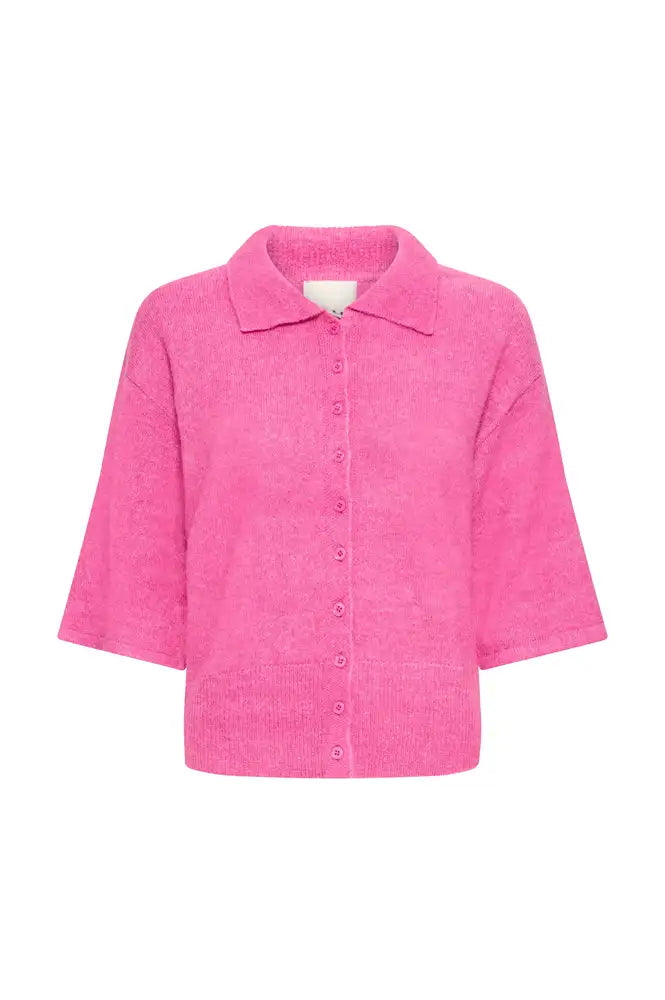 ICHI Kamara Meadow Mauve Knitted Cardigan