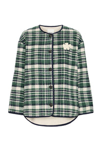 ICHI Johanna Pineneedle Checkered Jacket