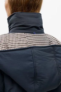 Object Timia Reversible Macadamia Check & Raven Puffer Jacket