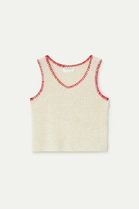 Compania Fantastica Off-White Knitted Top