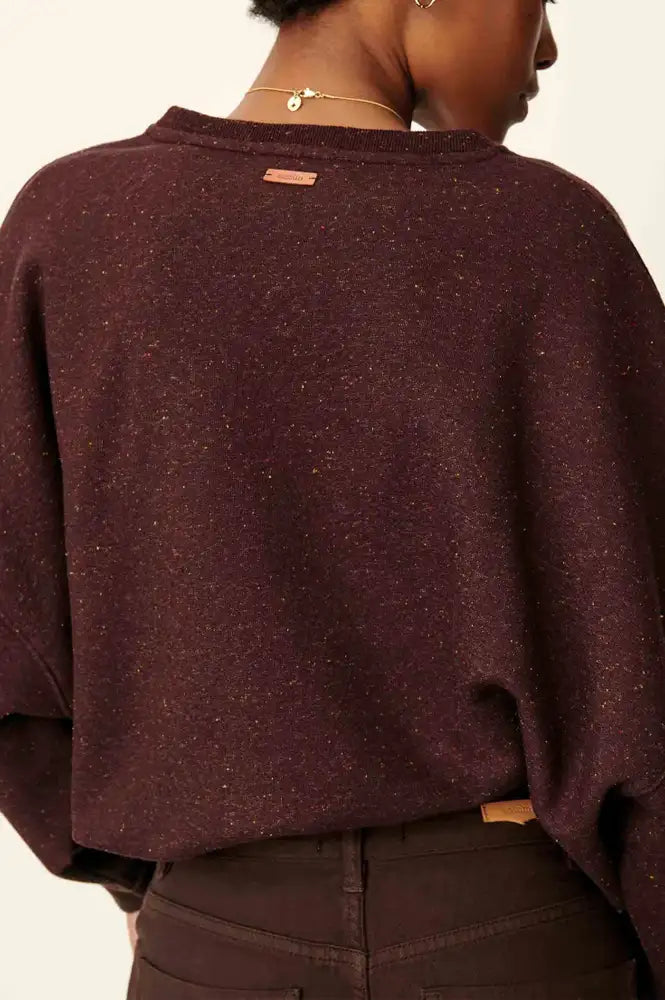 Sessùn Chebbi Ganache Oversized Sweatshirt