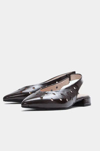 Bukela Cara Naplak Espresso Slingback Sandals - The Mercantile London