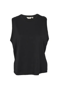 Basic Apparel Raja Black Tank Top - The Mercantile London