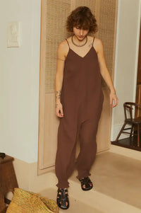 L.F. Markey Tineke Chocolate Jumpsuit