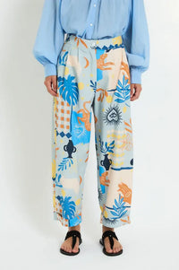 Sophie + Lucie Mar Beach Blue Trousers - The Mercantile London