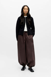 Object Paige Seal Brown Harem Trousers