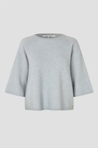 Second Female Gabby Quarry Short Sleeve Knitted Jumper