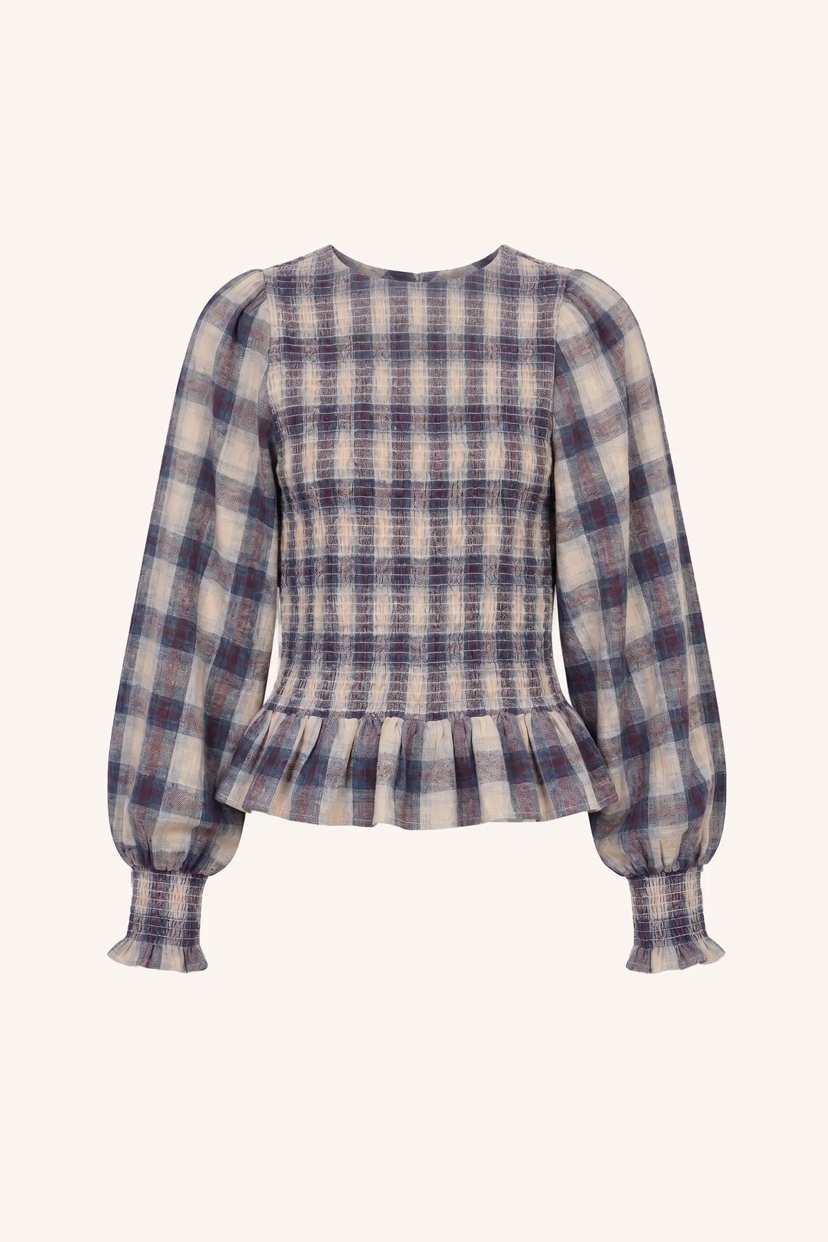 By-Bar Yena Tokyo Check Blouse