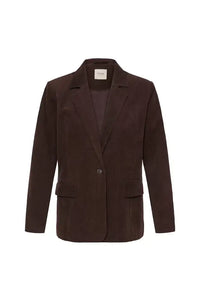 Fransa Calana Hot Fudge Corduroy Blazer