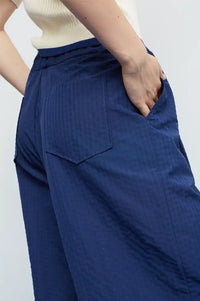 Dr Bloom Beso Navy Checkered Trousers - The Mercantile London