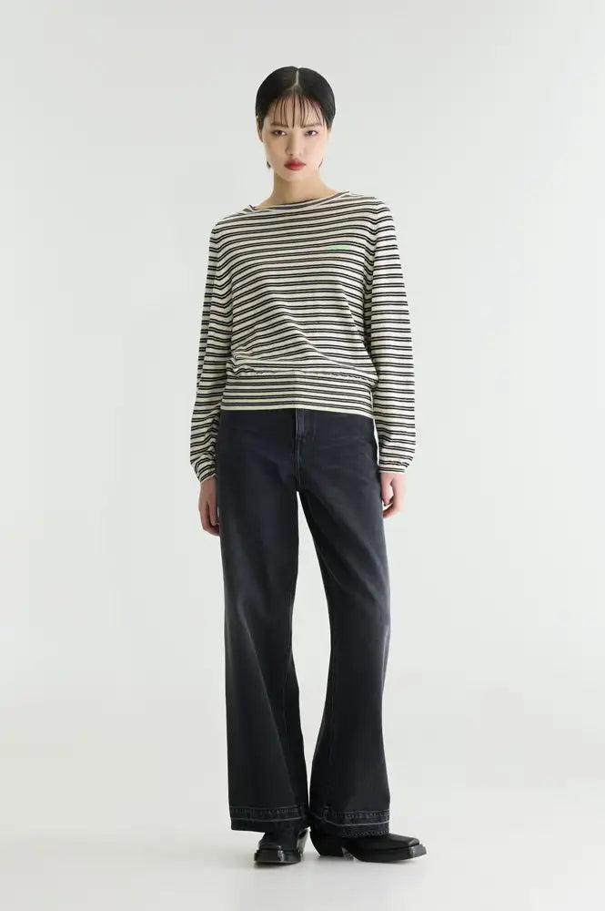 Bellerose Gerhi Milky-Way And Navy Striped Sweater