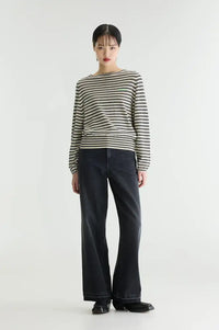 Bellerose Gerhi Milky-Way And Navy Striped Sweater