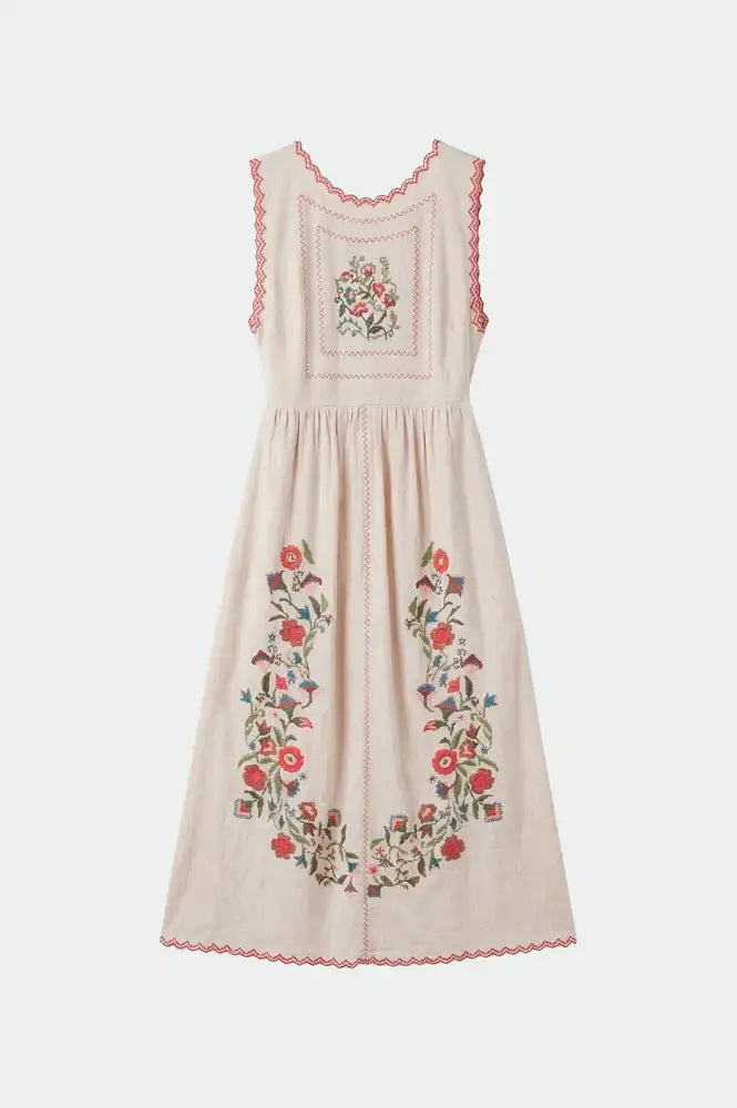Indi & Cold Stone Cross Stitch Embroidered Dress
