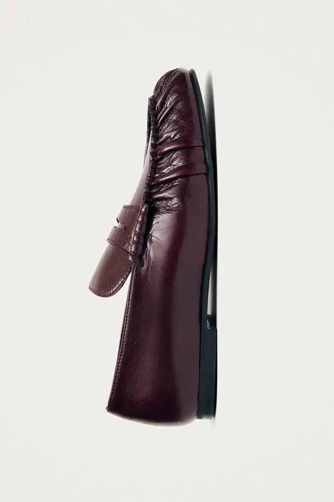 Alohas Aven Rift Burgundy Leather Loafers